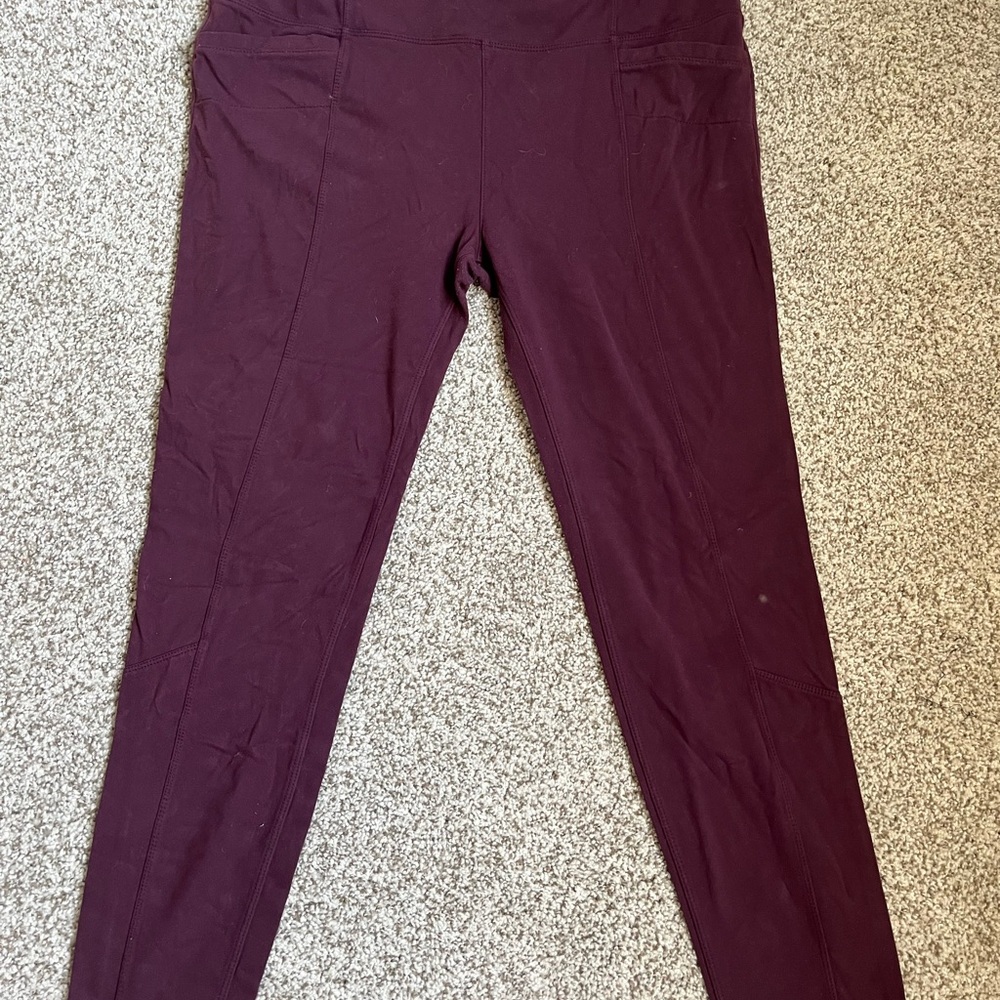 Athleta Women's Deep Burgundy Joggers